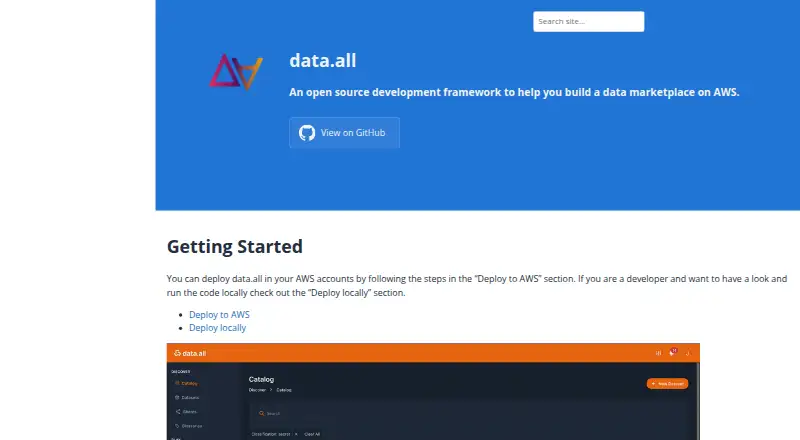 data.all's website