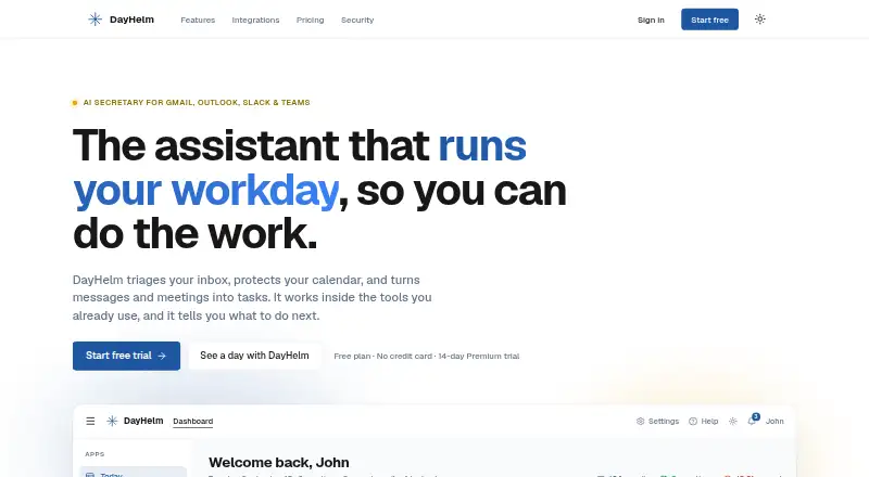 DayHelm's website