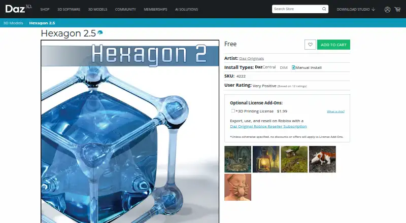 The Hexagon homepage