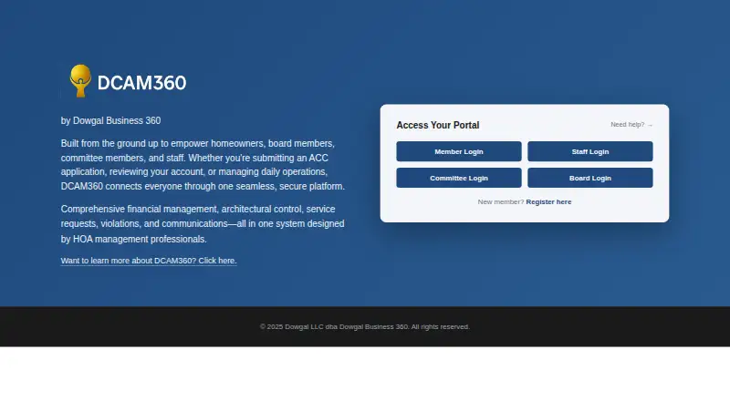 DCAM360's website