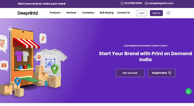 Deeprintz's website