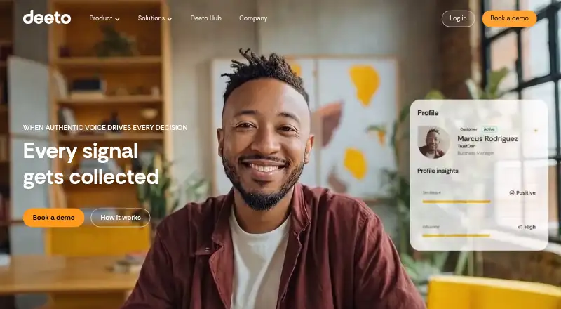 Deeto's website