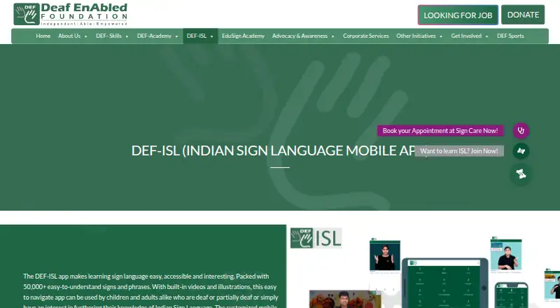 DEF-ISL's website