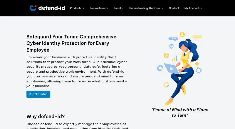 The Defend-ID homepage