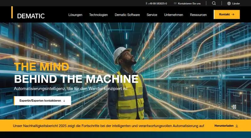 Dematic iQ's website