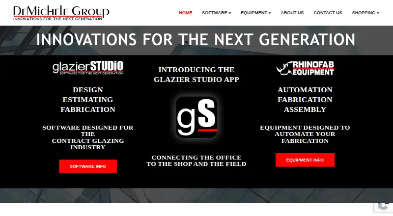 Glazier Studio's website