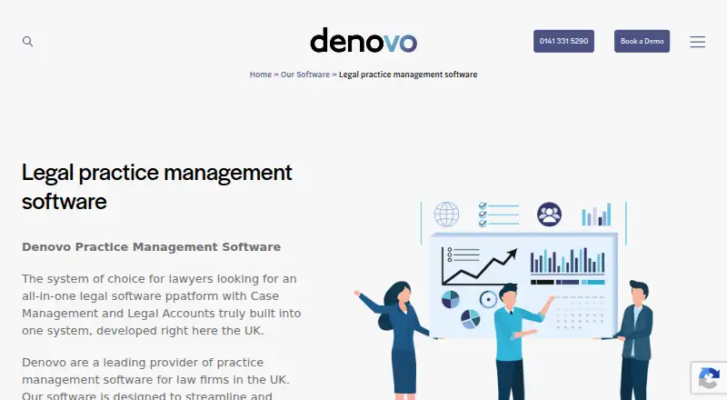 The Denovo CaseLoad homepage