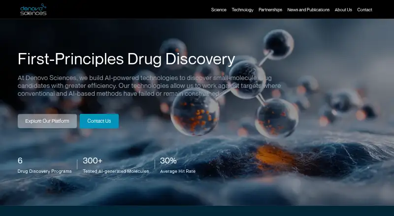 Denovo Sciences Proteus's website