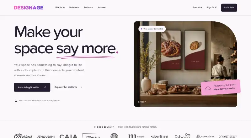 Designage's website