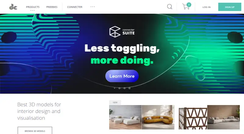 Design Connected's website