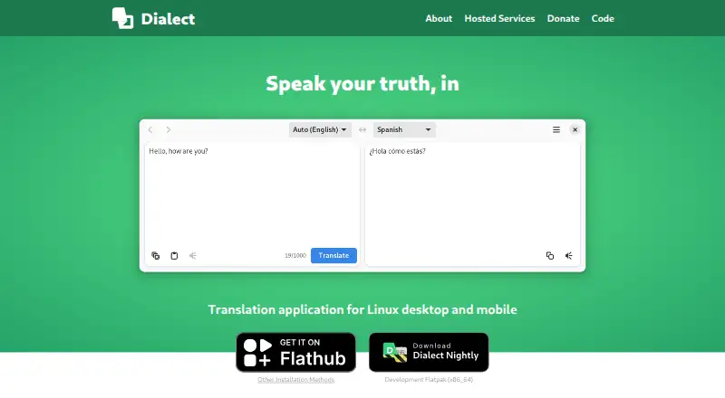 Dialect's website