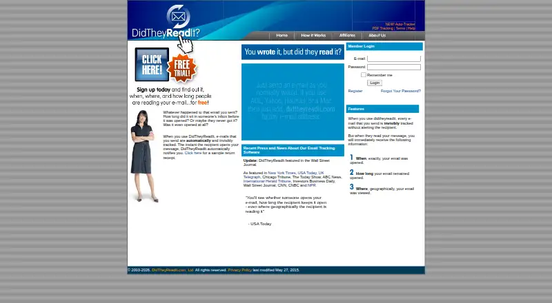 DidTheyReadIt's website