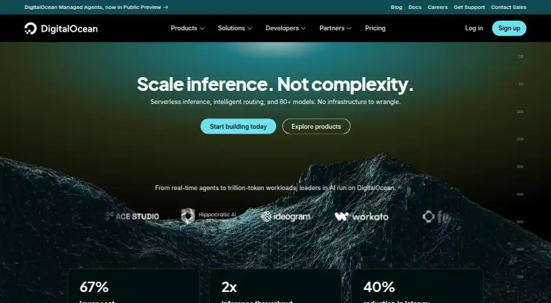 DigitalOcean CDN's website