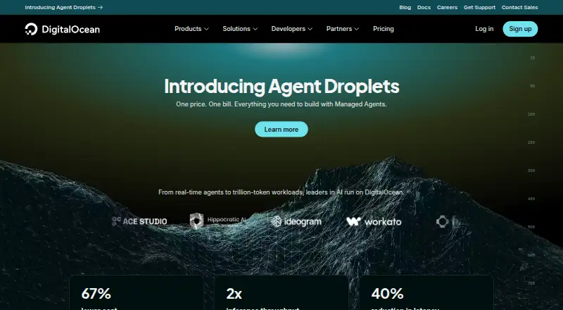 Paperspace Gradient's website