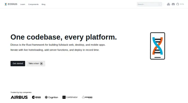 Dioxus's website
