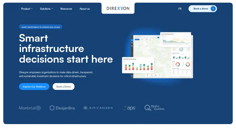 Direxyon Enterprise's website