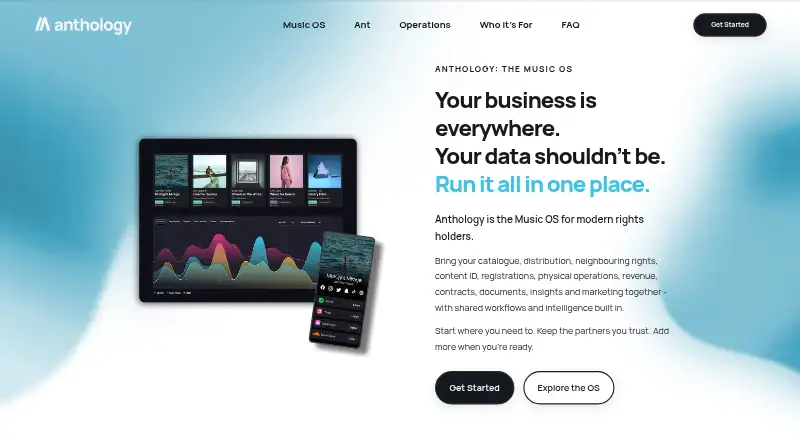 Anthology's website