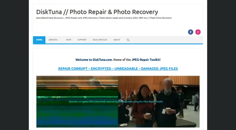 DiskTuna's website
