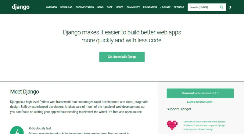 Django's website