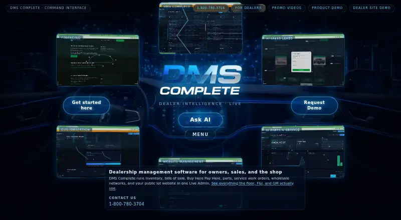 DMS Complete's website