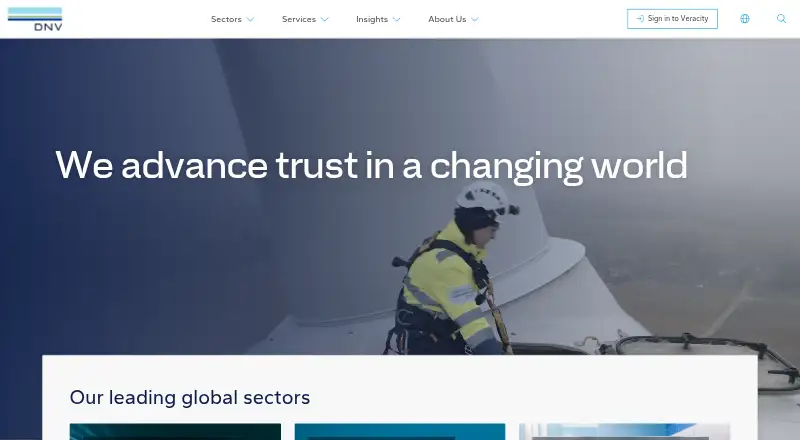 DNV ShipManager's website