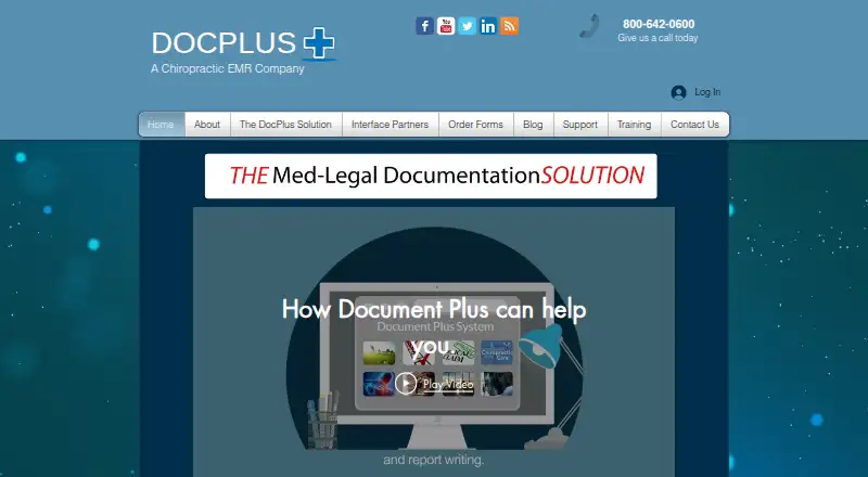 DocPlus's website