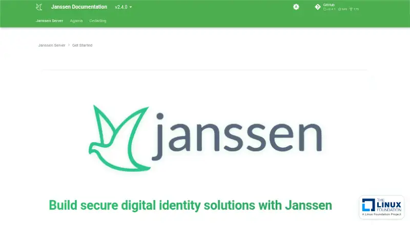 Janssen Server's website