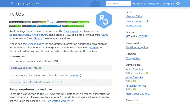 rcites's website