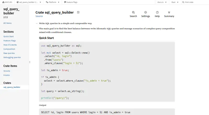 sql_query_builder's website