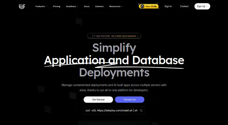 Dokploy's website