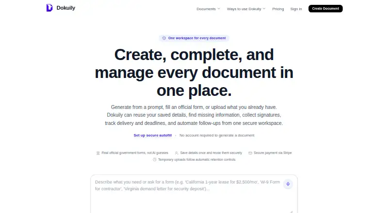 Dokuily's website