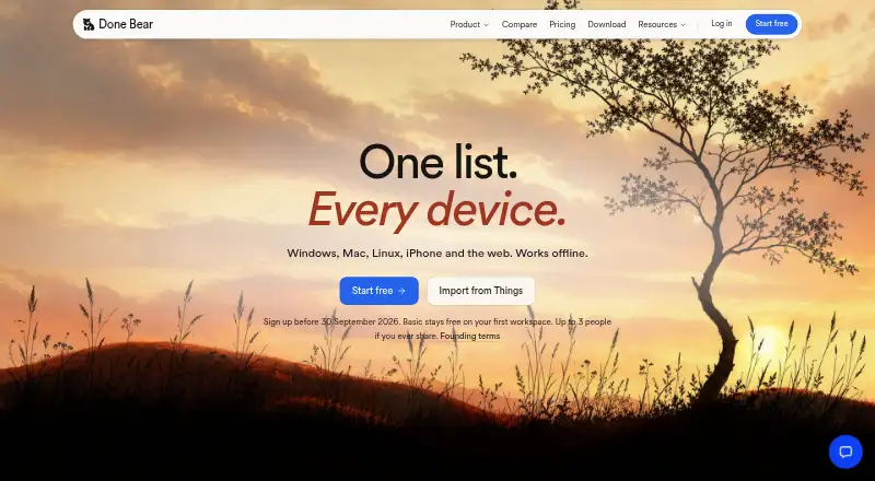 Done Bear's website