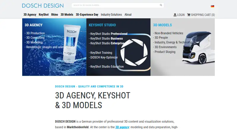 DOSCH DESIGN's website