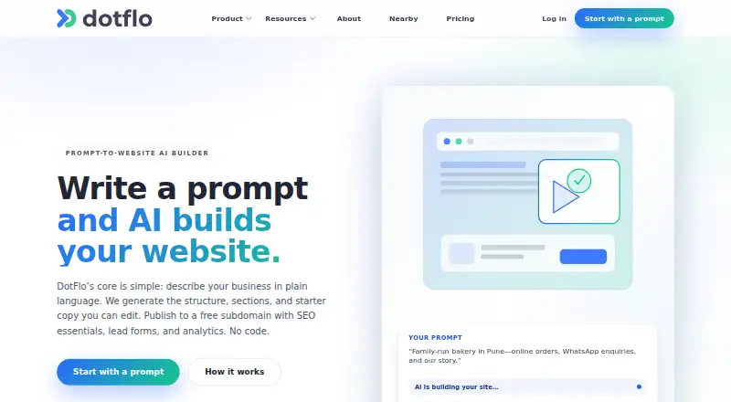 DotFlo's website