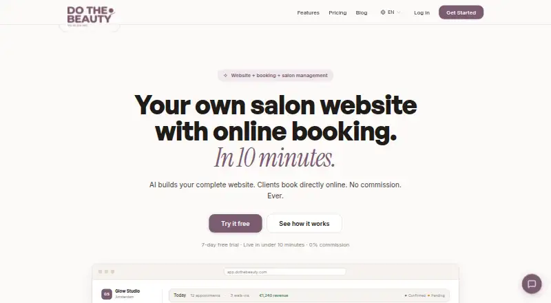 DoTheBeauty's website