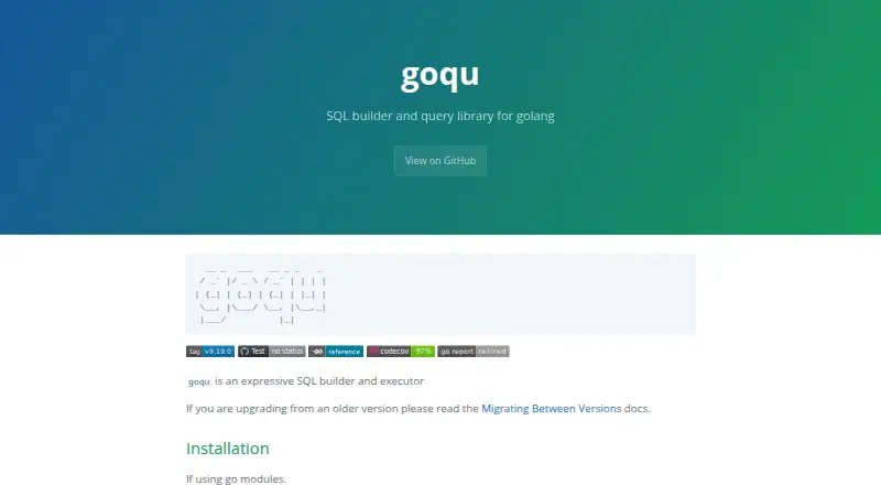 goqu's website