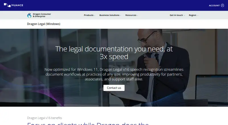 Dragon Legal's website