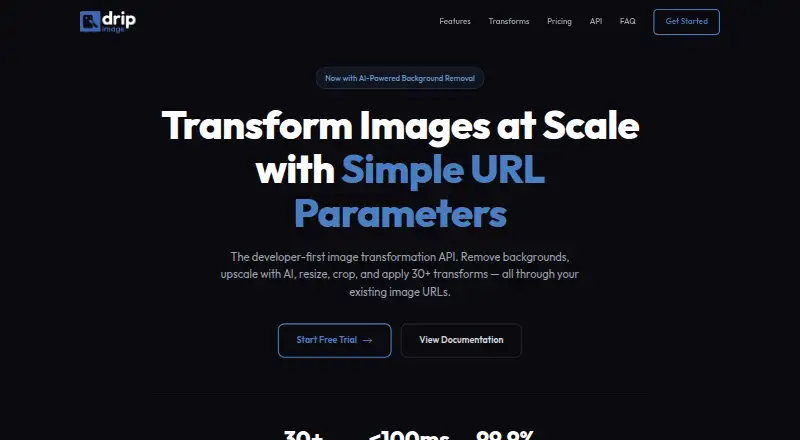 Drip Image's website
