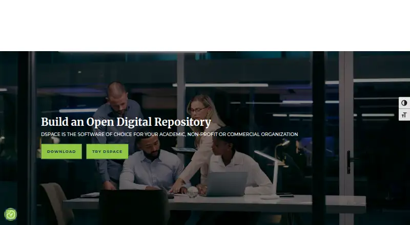 DSpace's website