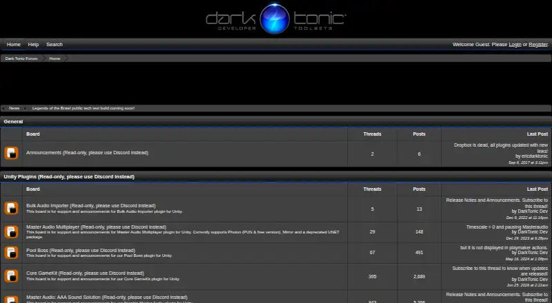 Master Audio's website