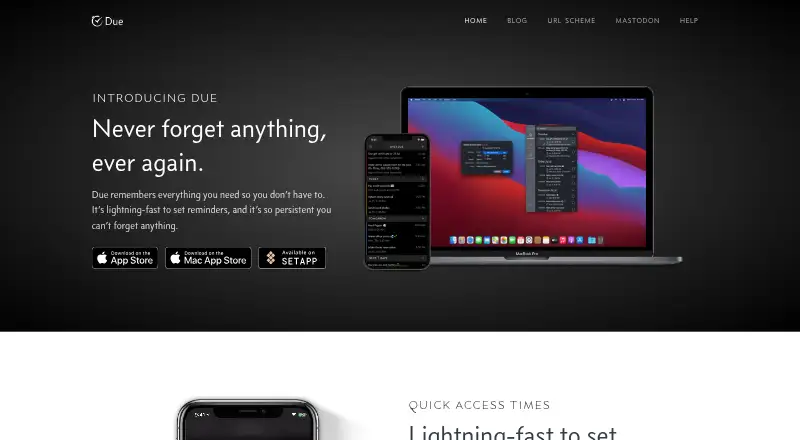 Due's website