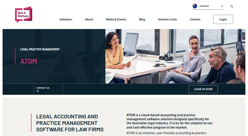 ATOM's website