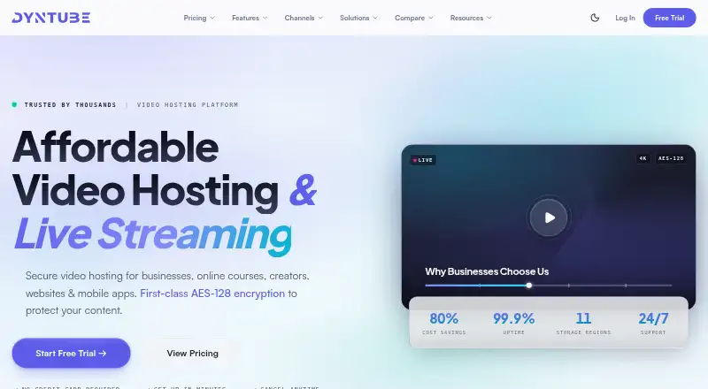 DynTube's website