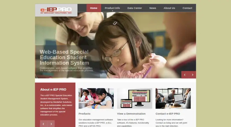 e-IEP PRO's website