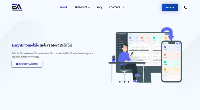 Easy Automobile's website