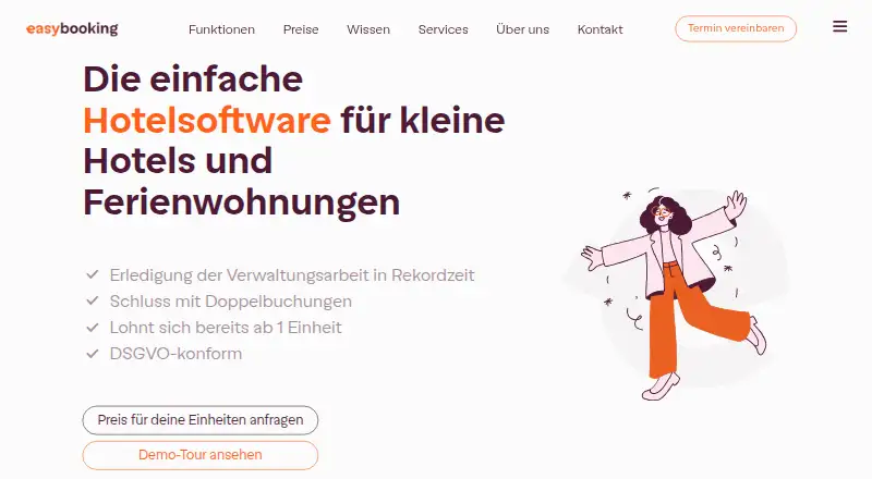 Easybooking Channel Manager's website