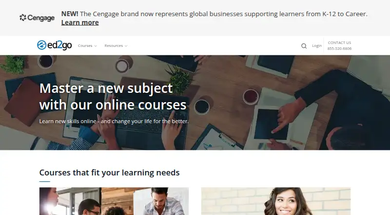 ed2go's website