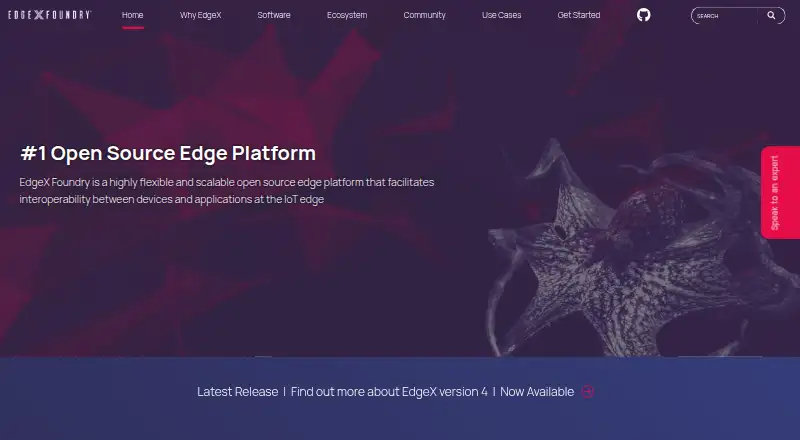 EdgeX Foundry's website