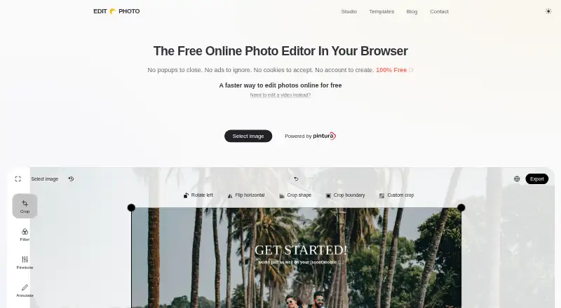 Edit.photo's website