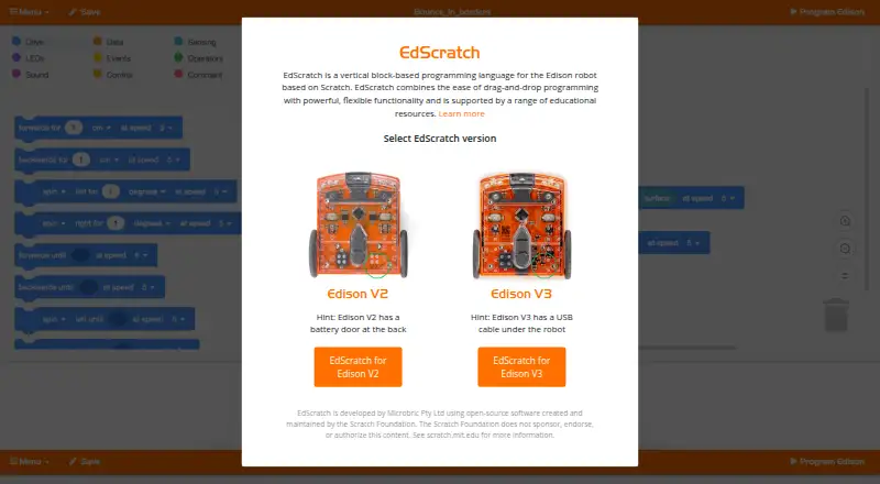 EdScratch's website